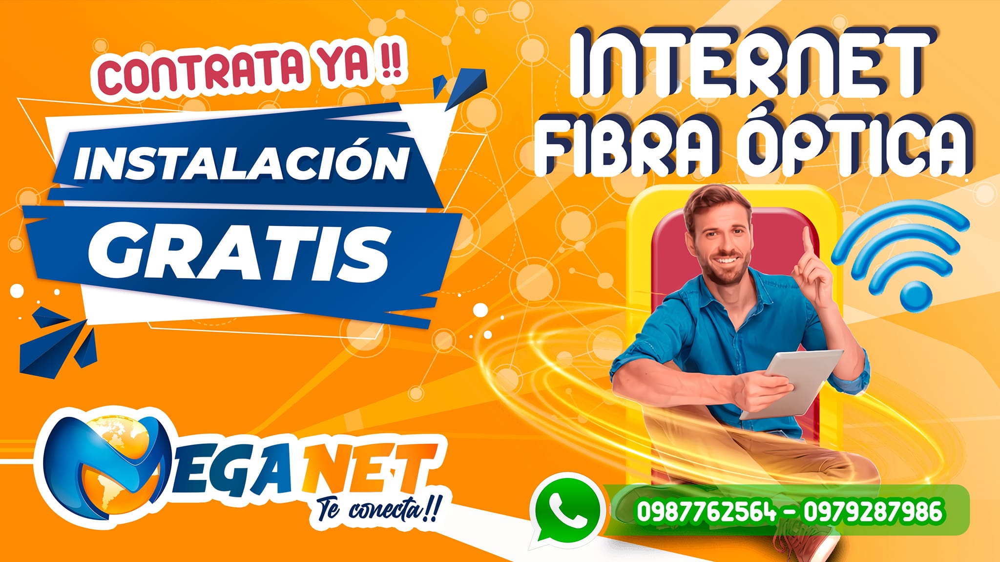 Instalación GRATIS con MEGANET